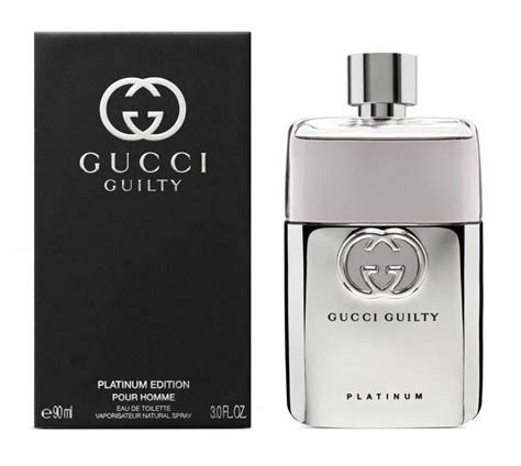 gucci platinum perfume|gucci guilty gold perfume.